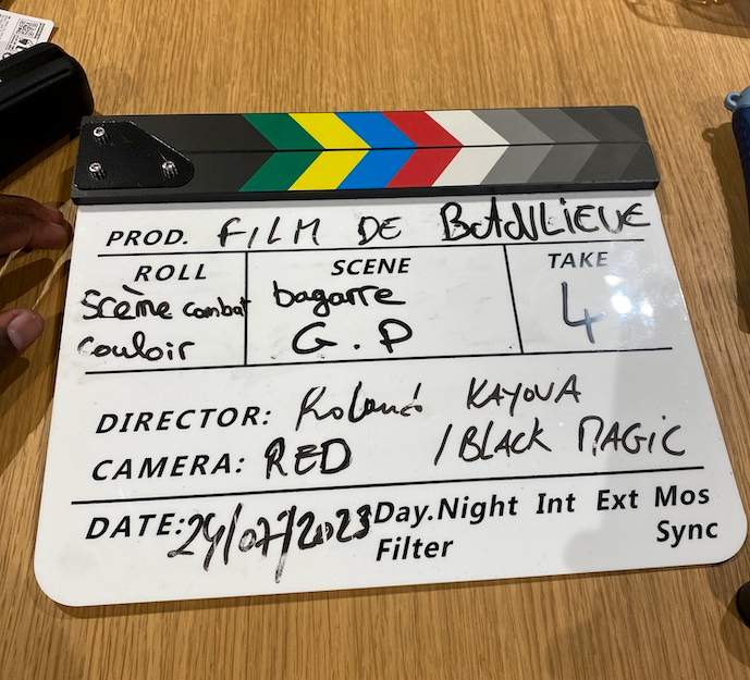 Clap de tournage Film de Banlieue